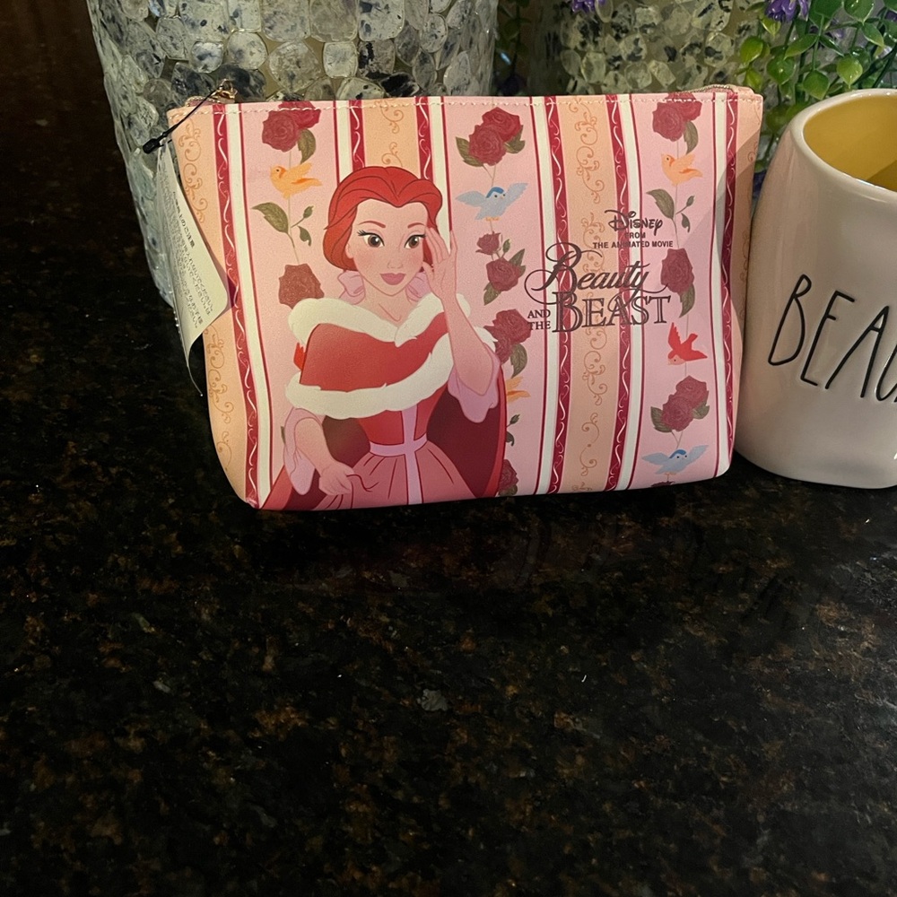 Disney parks Belle pouch & Disney x RAE DUNN beauty and the beast mug - Picture 6 of 13